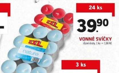 Vonné čajové svíčky