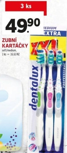 Kartáček na zuby Dentalux