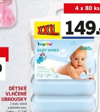 Vlhčené ubrousky dětské Lupilu - Lidl akcniletaky.com