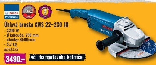 Úhlová bruska Bosch GWS 22-230