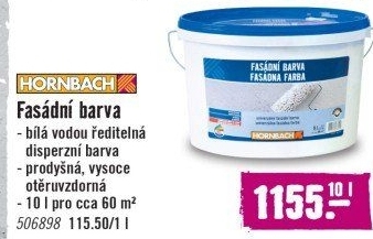 Fasádní barva Hornbach