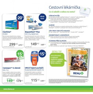 akční leták BENU Lékárna 1.6.2018-30.6.2018