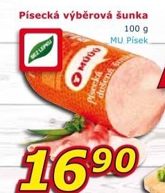 Šunka výběrová písecká Maso uzeniny Písek