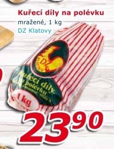 Kuřecí díly na polévku mražené DZ Klatovy