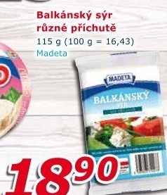 Balkánský sýr Madeta
