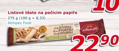 Těsto listové Wewalka