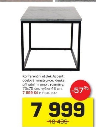 Konferenční stolek Accent