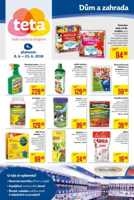 akční leták Teta drogerie 8.6.2018-23.6.2018