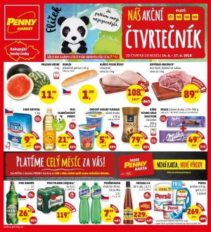 akční leták Penny Market 14.6.2018-17.6.2018