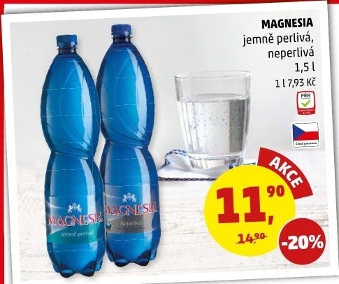 Přírodní voda Magnesia