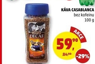Káva bez kofeinu Casablanca - Penny Market akcniletaky.com