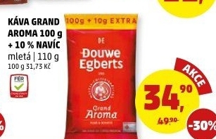 Mletá káva Grand Aroma Douwe Egberts