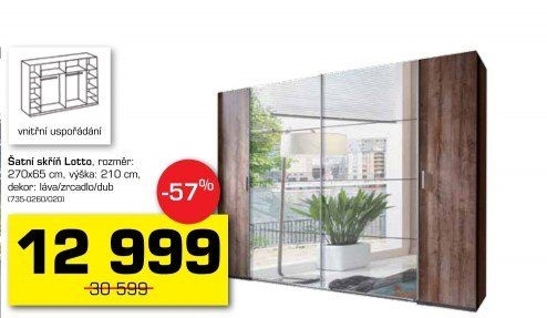 Šatní skříň Lotto