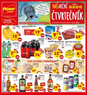 akční leták Penny Market 21.6.2018-24.6.2018