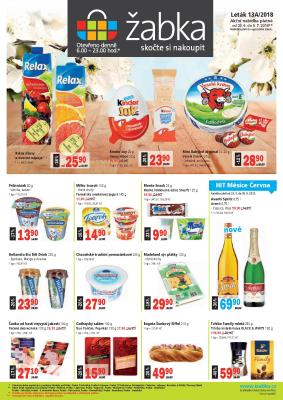 akční leták Žabka 20.6.2018-3.7.2018