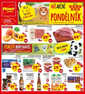 akční leták Penny Market 2.7.2018-8.7.2018