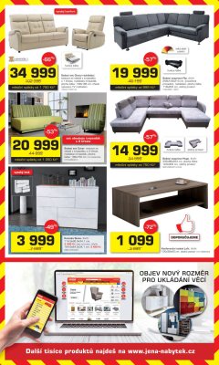 akční leták Jena nábytek 2.7.2018-15.7.2018