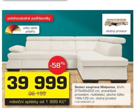 Sedací souprava Malpensa