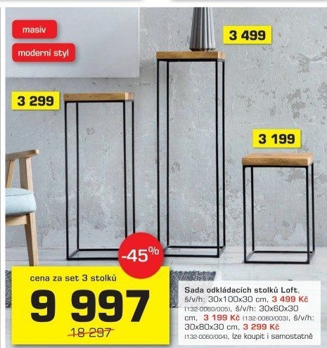 Konferenční stolek Loft