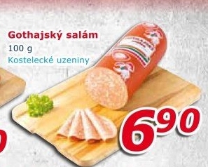 Salám Gothaj Kostelecké uzeniny