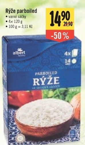 Rýže parboiled Albert Quality