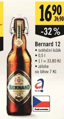 Pivo světlý ležák 12° SvátečníBernard