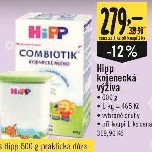 Kojenecké mléko Combiotik Hipp