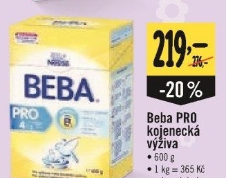 Mléčná výživa Pro Beba Nestlé