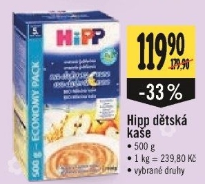 Kaše mléčná Bio HiPP