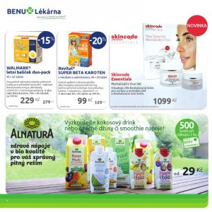 akční leták BENU Lékárna 1.7.2018-31.8.2018