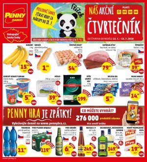 akční leták Penny Market 12.7.2018-15.7.2018
