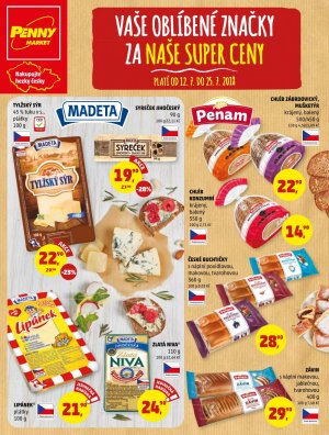 akční leták Penny Market 12.7.2018-25.7.2018