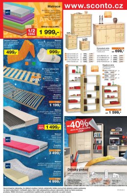 akční leták Sconto nábytek 11.7.2018-31.7.2018