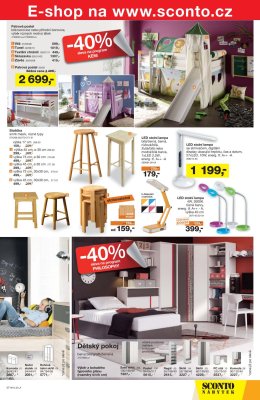 akční leták Sconto nábytek 11.7.2018-31.7.2018