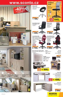 akční leták Sconto nábytek 11.7.2018-31.7.2018