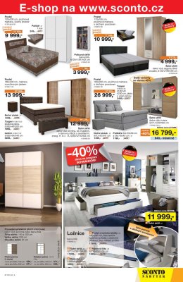 akční leták Sconto nábytek 11.7.2018-31.7.2018