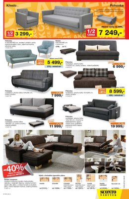 akční leták Sconto nábytek 11.7.2018-31.7.2018