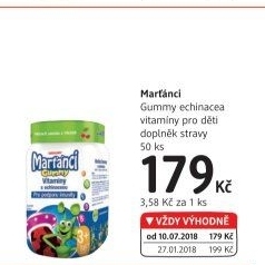 Vitamíny Gummy Marťánci