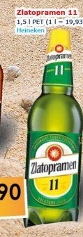 Pivo světlý ležák 11° Zlatopramen
