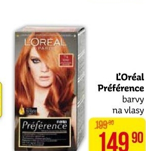 Barva na vlasy Préférence L'oréal
