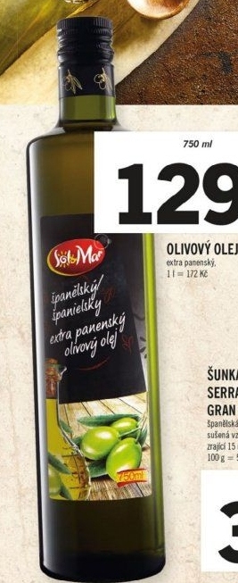 Olivový olej extra panenský Sol&amp