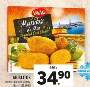 Muslitos mražené Sol&amp