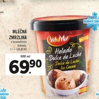 Zmrzlina v kelímku Sol&amp