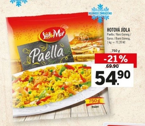 Paella mražená Sol&amp