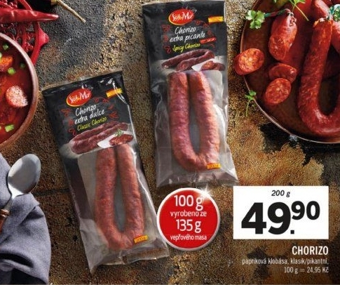 Papriková klobása Chorizo Sol&amp