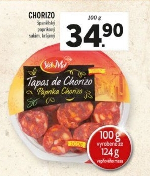 Salám Chorizo paprikový Sol&amp