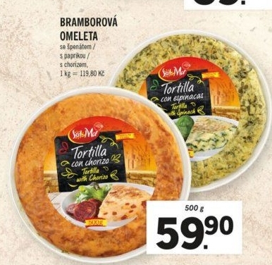 Omeleta bramborová Sol&amp
