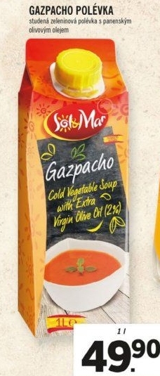 Polévka gazpacho Sol&amp