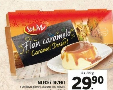 Dezert mléčný Sol&amp