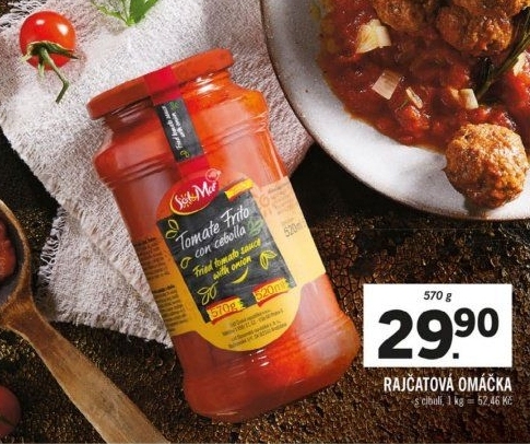 Rajčatová omáčka Sol& - Lidl akcniletaky.com